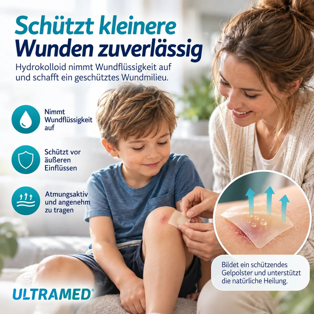 Premium Hydrokolloid-Rolle für Blasen, Reibung & Druckstellen