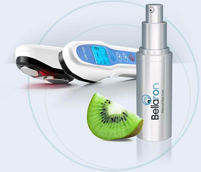Ultraschallgerät + Bellaron 3-fach Hyaluronserum, 15 ml