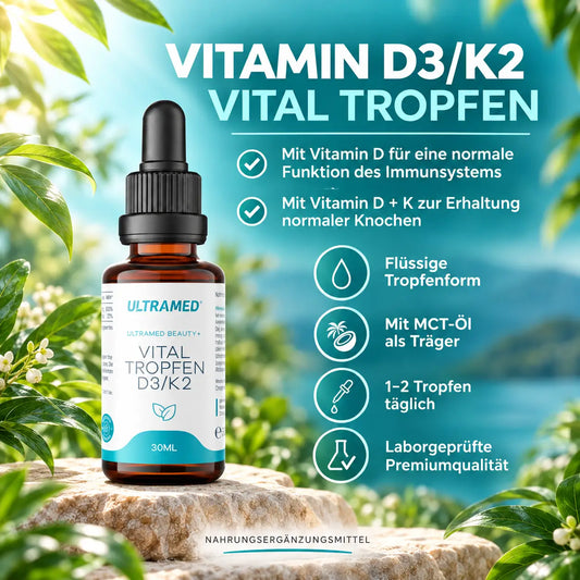 Vitamin D3 + K2 Tropfen