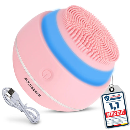 Higher Glow - Elektrische Silikon-Gesichtsreinigungsbürste