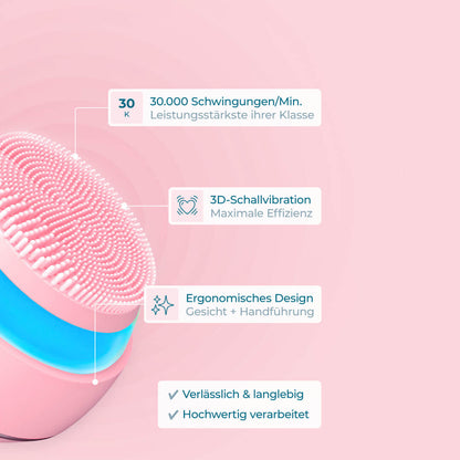 Higher Glow - Elektrische Silikon-Gesichtsreinigungsbürste