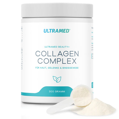 Kollagen Pulver - Hydrolysierte Kollagenpeptide Typ I,II & III mit VERISOL® + Vitamin C inkl. Dosierlöffel