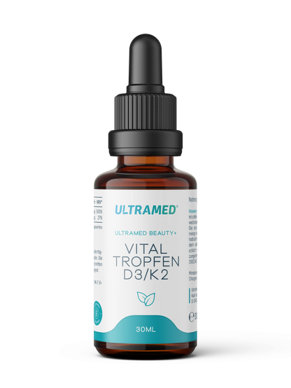 NEU! UltraMed Beauty+ D3/K2 Vital Tropfen – Synergie für Knochen, Immunsystem & Herz-Kreislauf