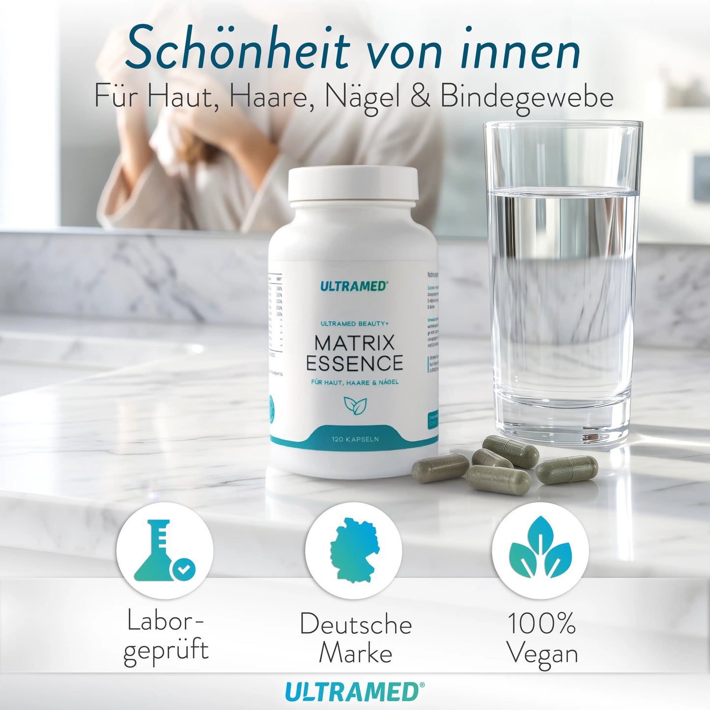 Matrix Essence – Premium-Formel für Haut, Haare, Nägel + Zellschutz (2-Monats-Pack)