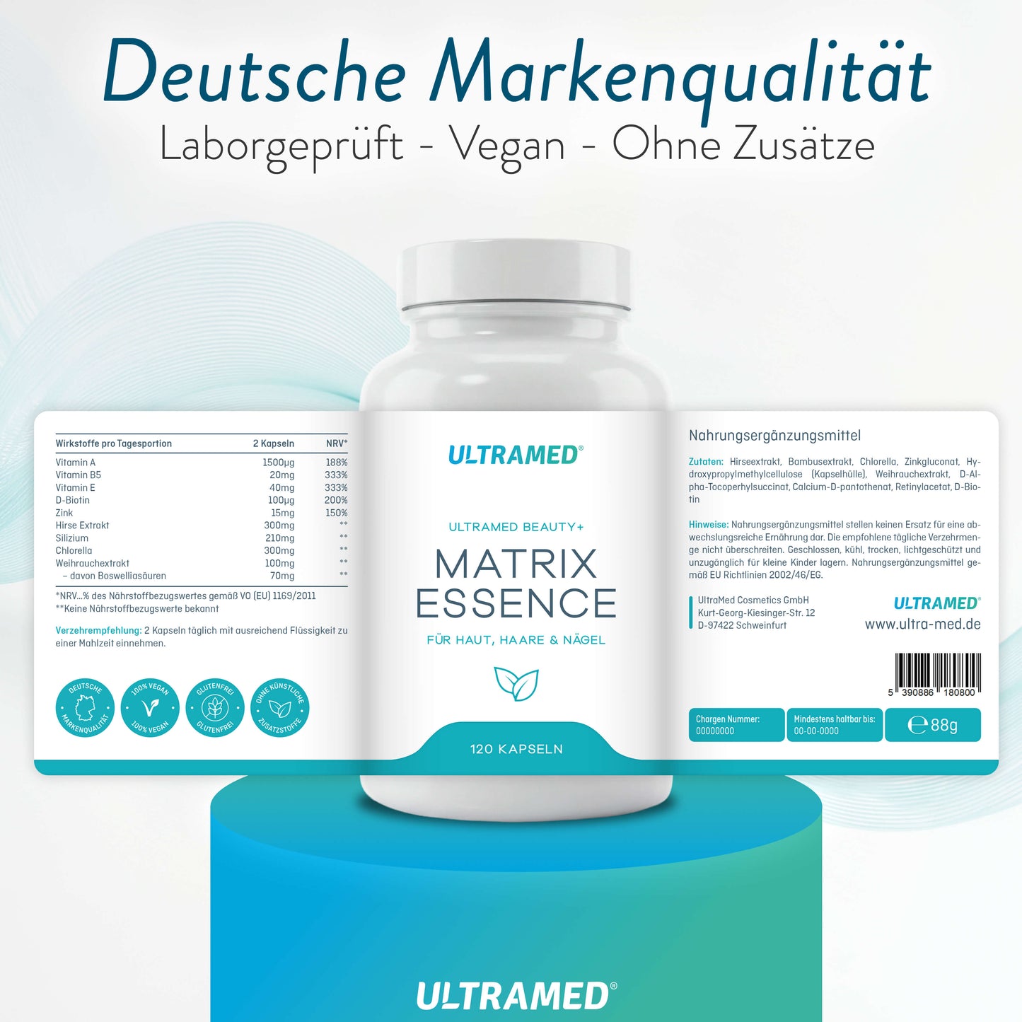 Matrix Essence – Premium-Formel für Haut, Haare, Nägel + Zellschutz (2-Monats-Pack)
