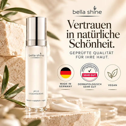 Bella Shine - natürliche und vegane Tages- und Nachtcreme für das Gesicht, 50ml