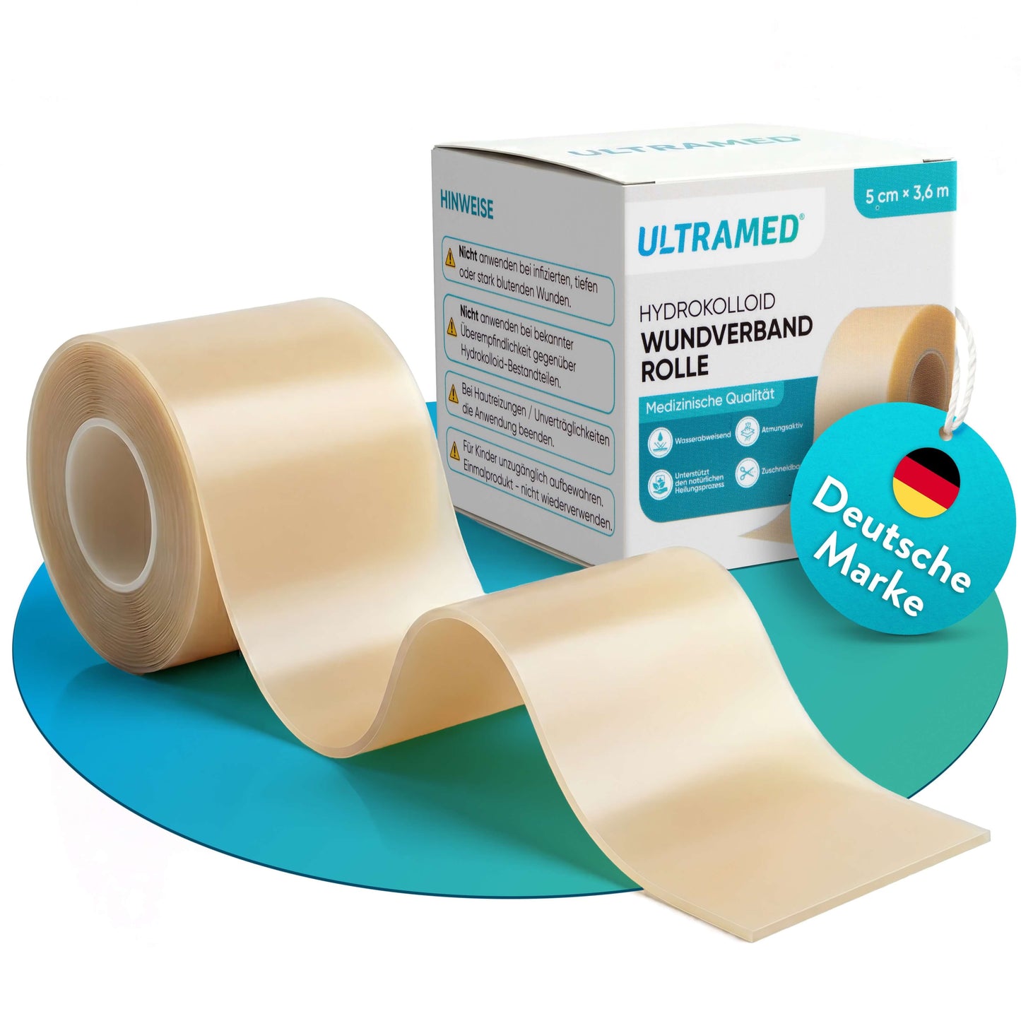 UltraMed Hydrokolloid Schutzverband Rolle