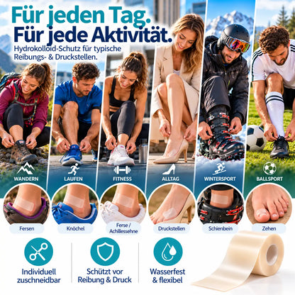 Premium Hydrokolloid-Rolle für Blasen, Reibung & Druckstellen