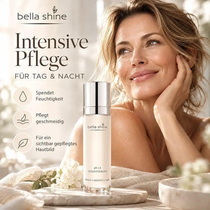 Bella Shine - natürliche und vegane Tages- und Nachtcreme für das Gesicht, 50ml