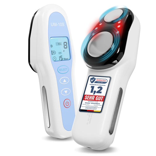 Professionelles Ultraschallgerät für Gesicht & Körper | 2 Schallköpfe 1 MHz & 3 MHz